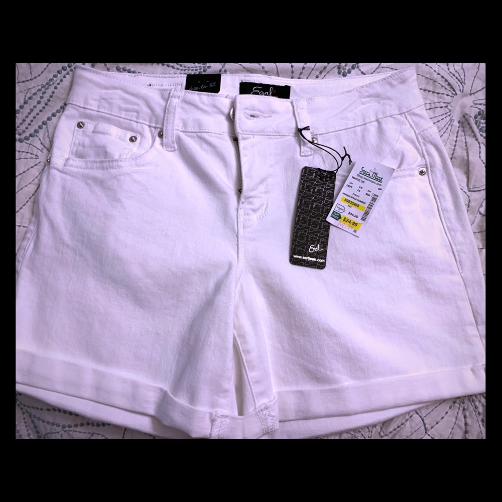 White Shorts by Earl Jeans. Brand new never worn.